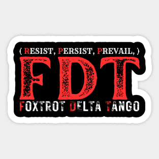 Foxtrot-Delta-Tango Sticker